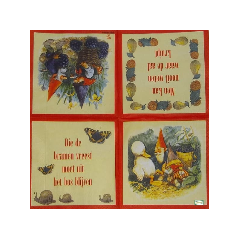 1 serviette Les Lutins -35