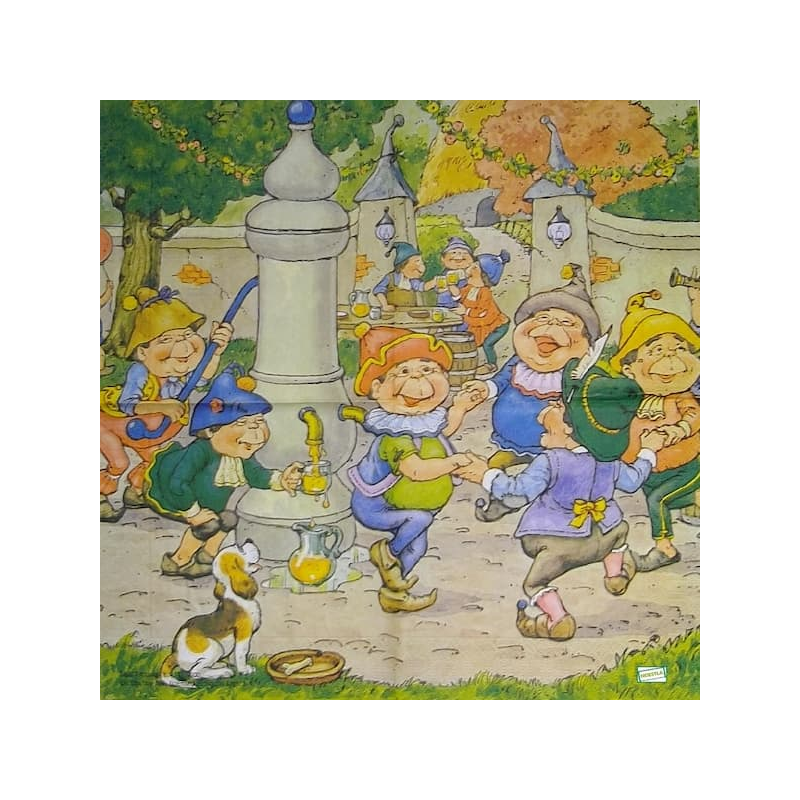 1 serviette Les Lutins -41