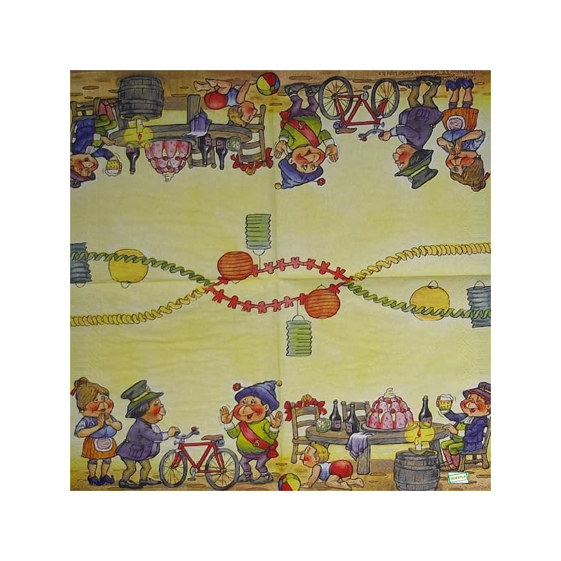 1 serviette Les Lutins -42