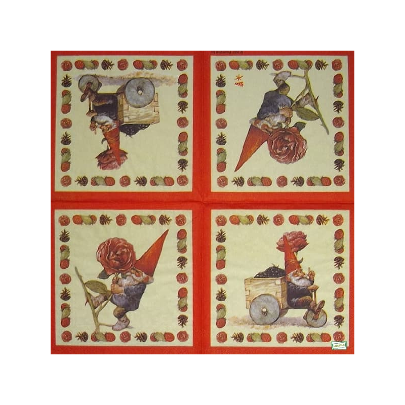 1 serviette Les Lutins -46