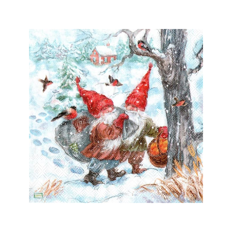 1 serviette Les Gnomes -47