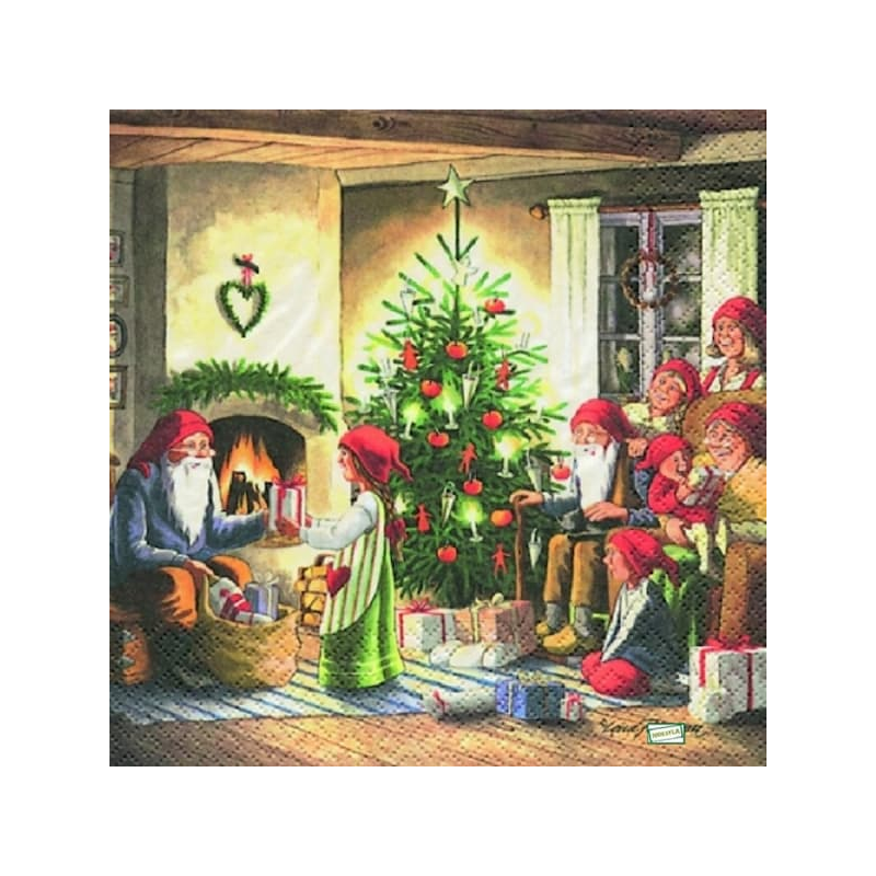 1 serviette Les Lutins -48