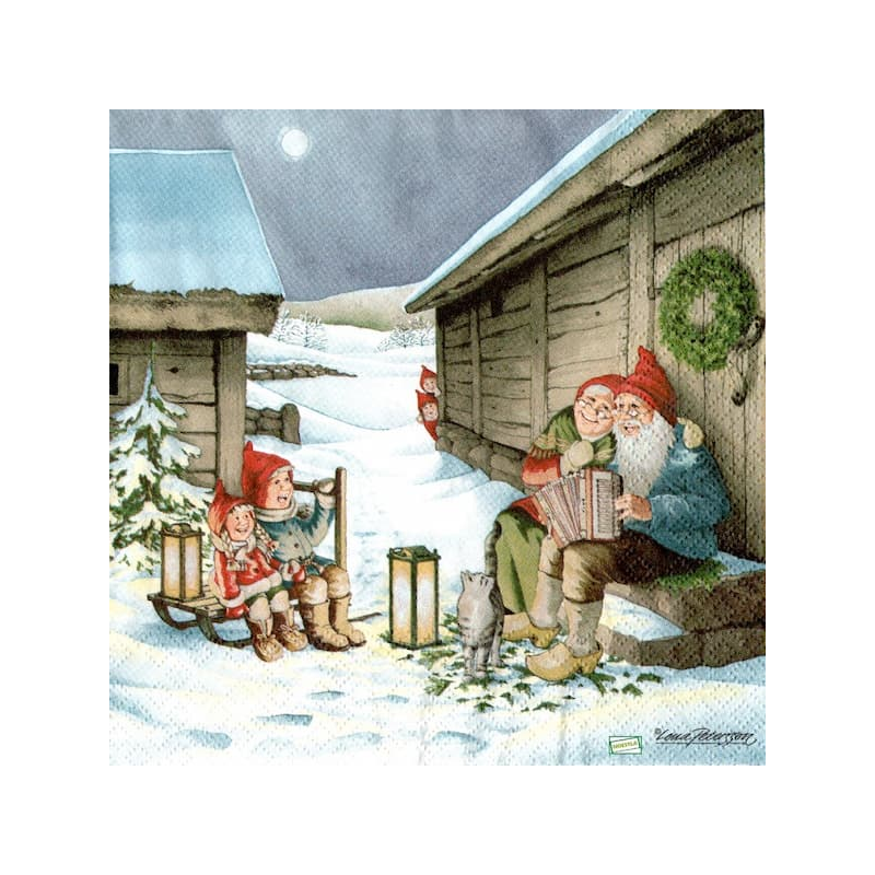 1 serviette Les Lutins -53