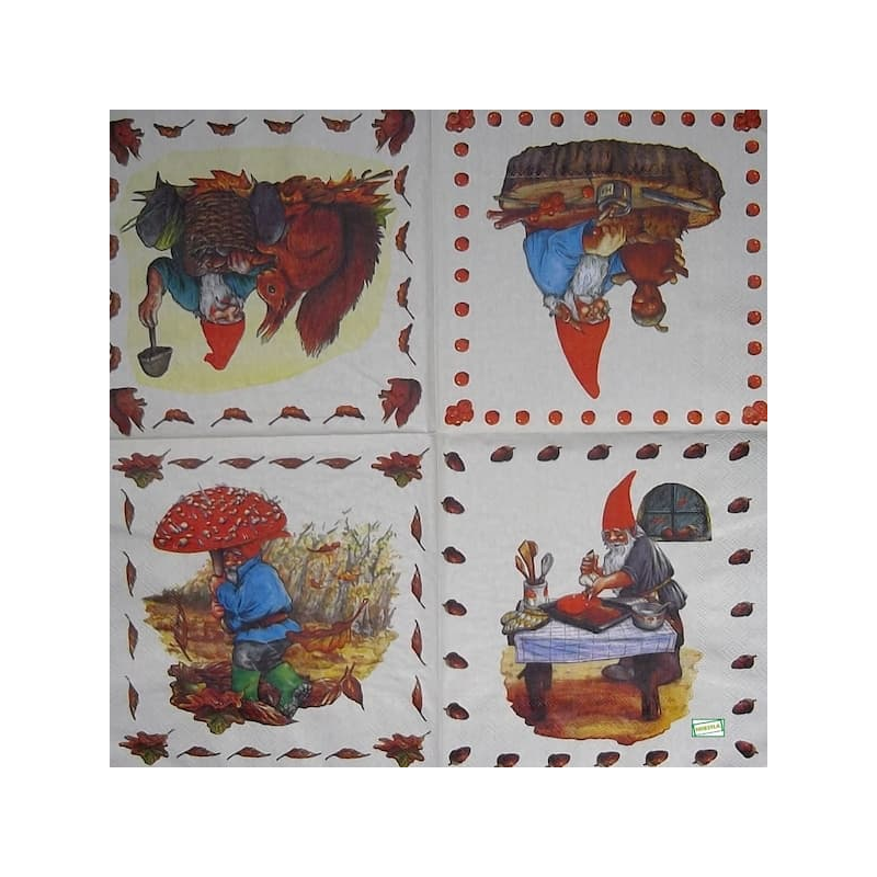 1 serviette Les Lutins -54