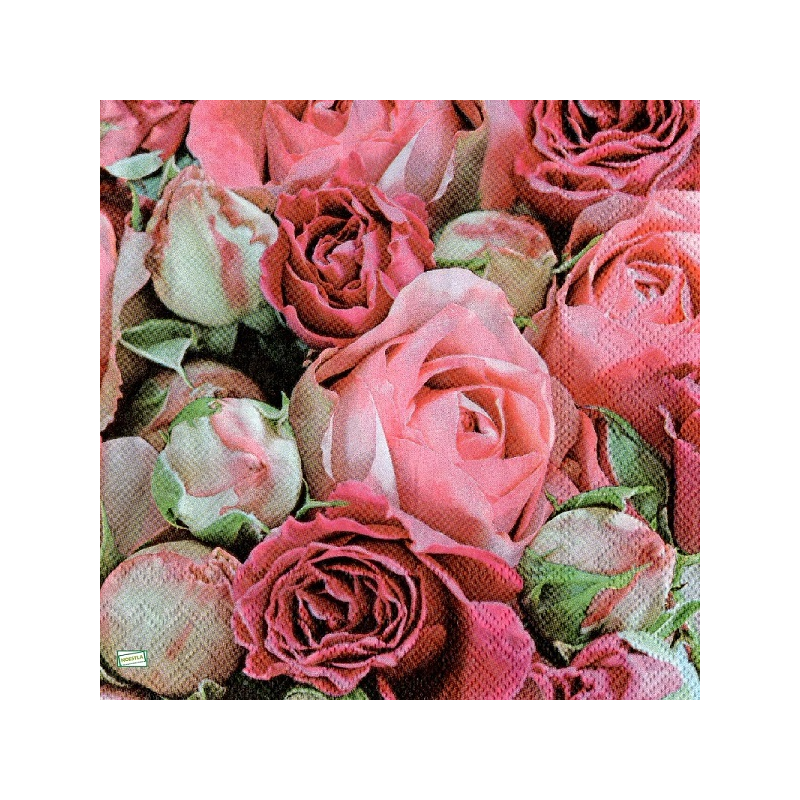1serviette papier Les Roses-61