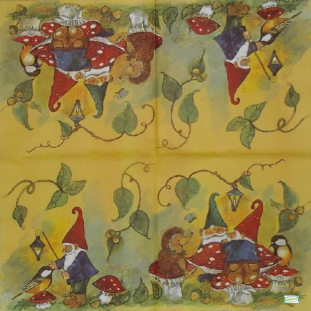 1 serviette Les Lutins -66