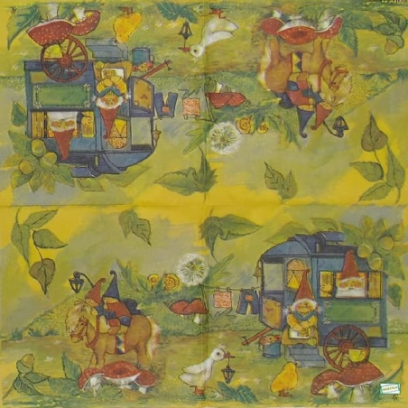 1 serviette Les Lutins -67