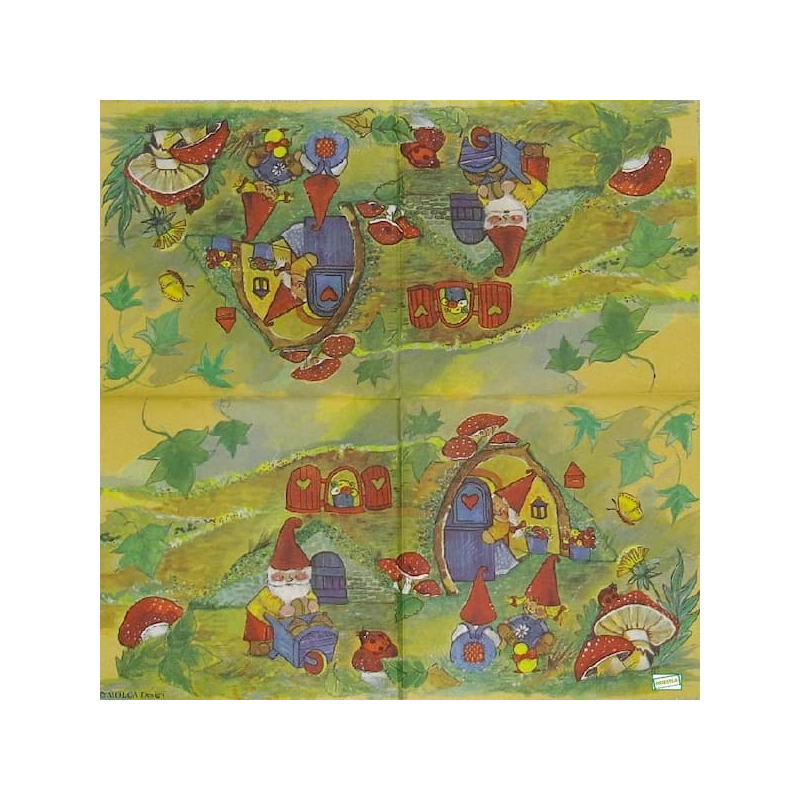 1 serviette Les Lutins -68