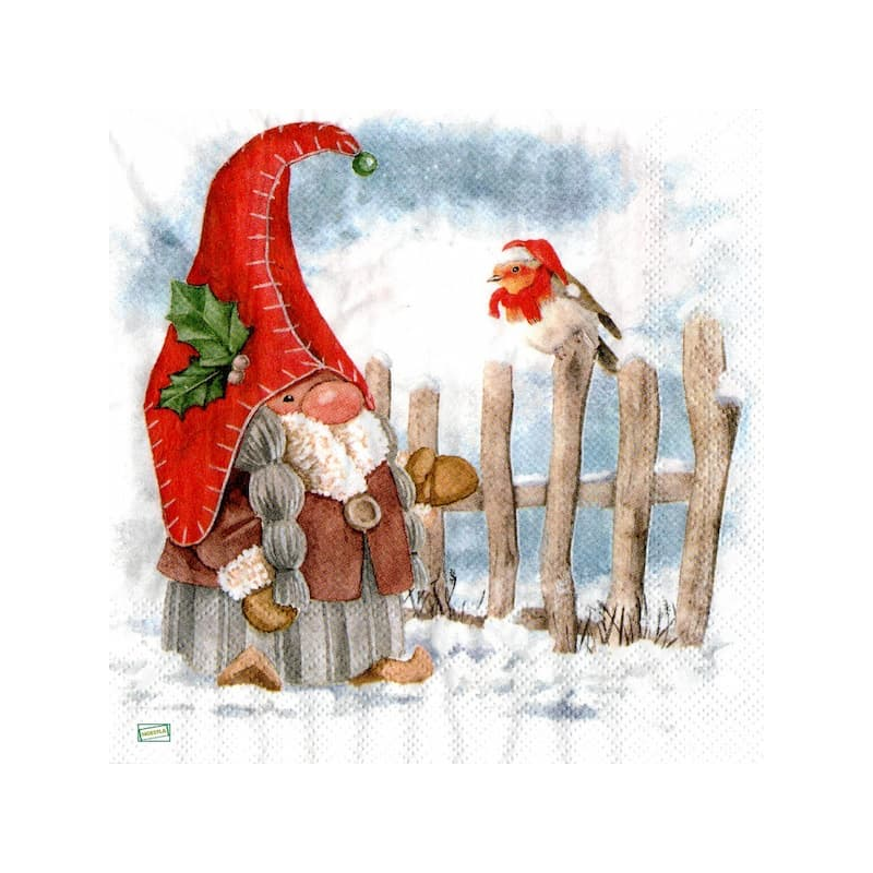 1 Serviette en papier Gnomes -72