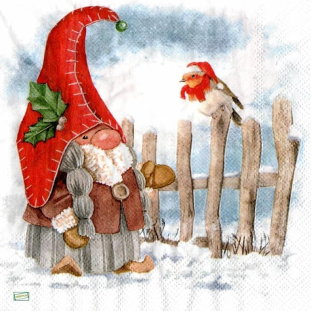 1 Serviette en papier Gnomes -72