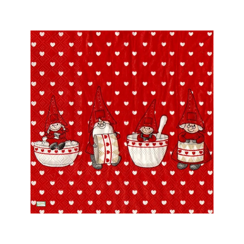 1 serviette Les Gnomes -77