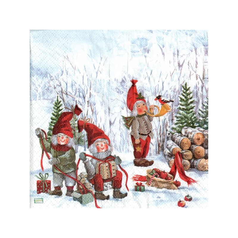 1 serviette Les Lutins -80