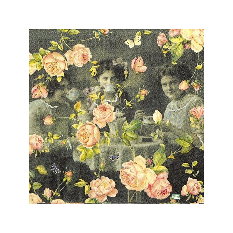 1serviette papier Les Roses-62