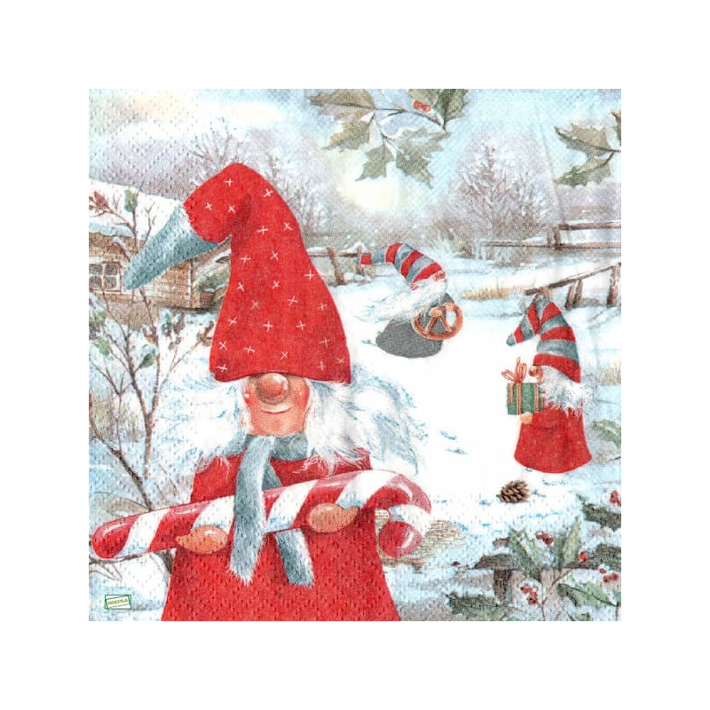 1 serviette Les Gnomes -85