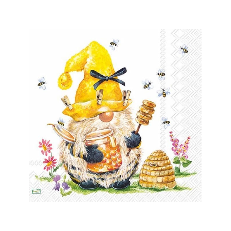 1 serviette papier Le gnome-37