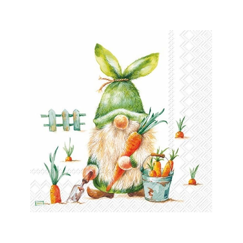 1 serviette papier Le gnome-49