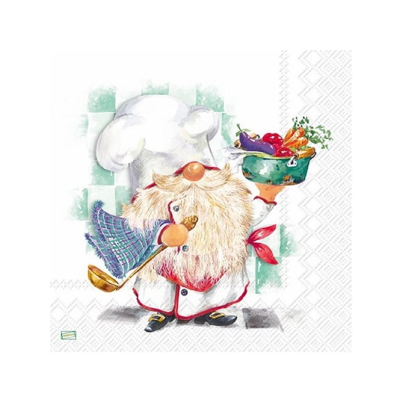 1 serviette papier Le gnome-36