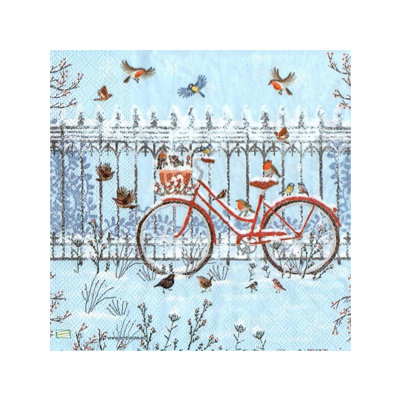 1serviette Paysage Enneigé-73