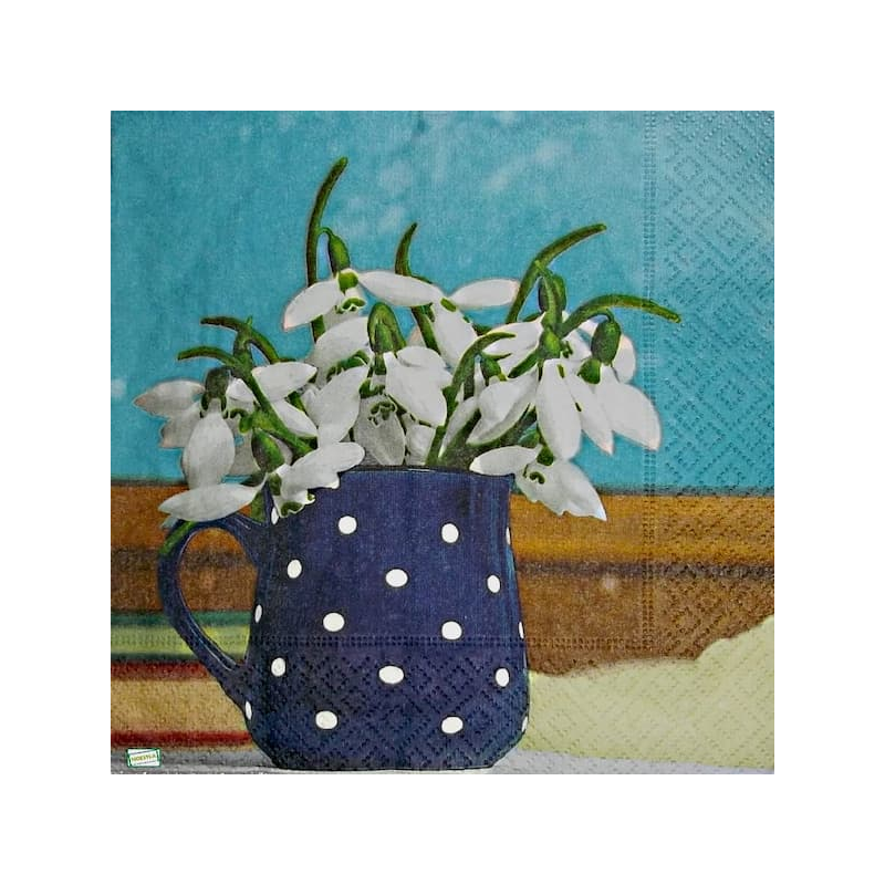 1serviette Les perce neige-8