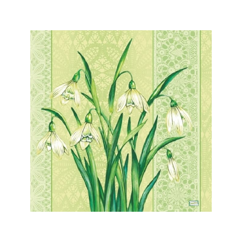 1serviette Les perce neige-9