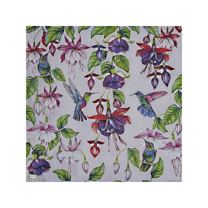 1 serviette Les Fuschias-14