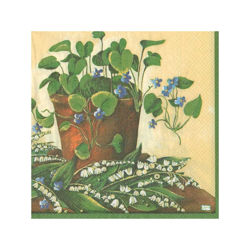 1 serviette Le muguet -19