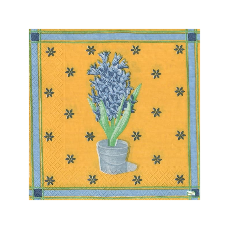 1 serviette Les jacinthes-23