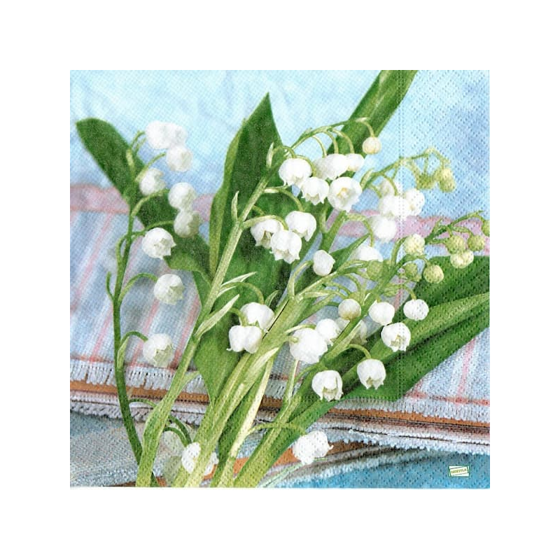 1 serviette Le muguet -32