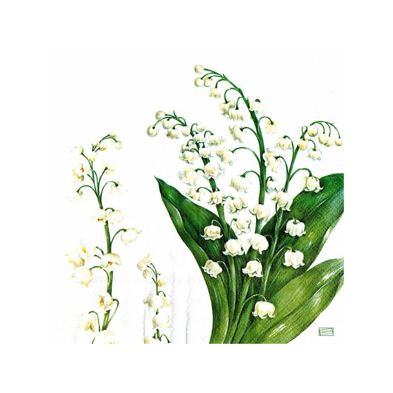1 serviette Le muguet - 35