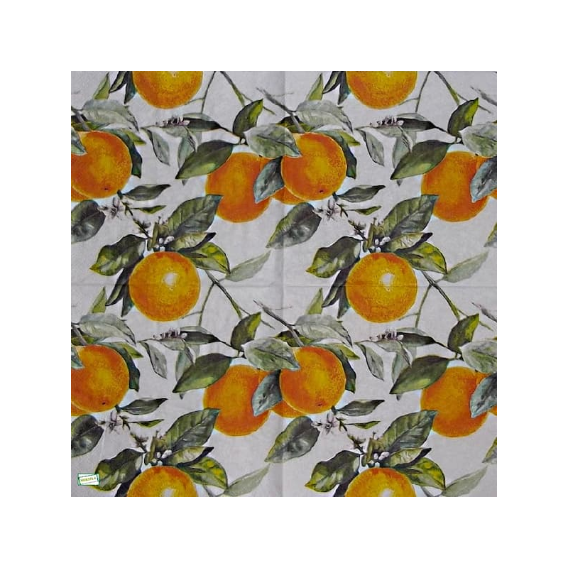 1serviette papier Oranges-6