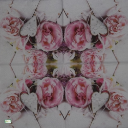 1serviette papier Les Roses-73