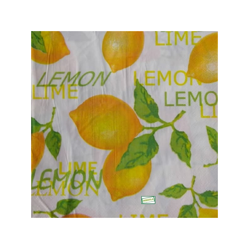 1serviette papier Citrons-9