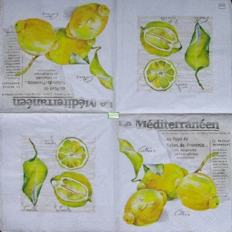 1serviette papier Citrons-56