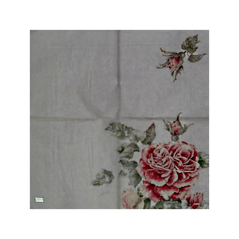 1serviette papier Les Roses-75