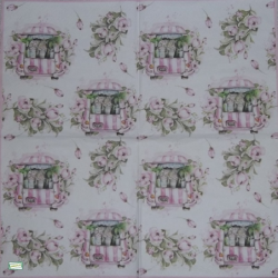 1serviette papier Les Roses-76