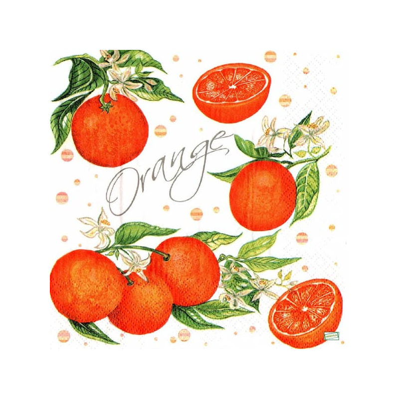 1serviette papier Oranges-30