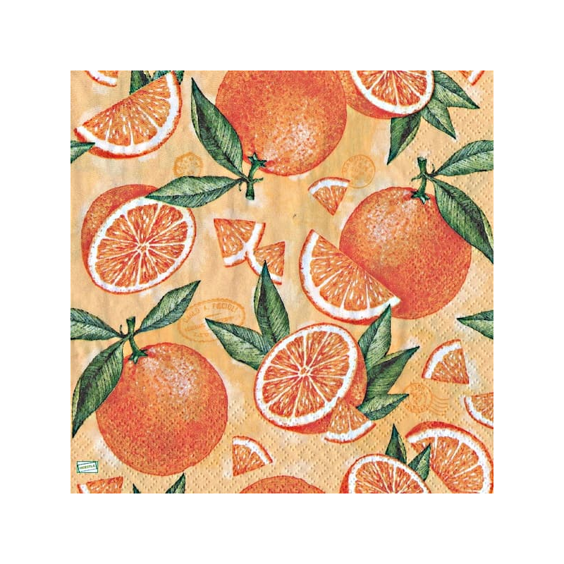 1serviette papier Oranges-31