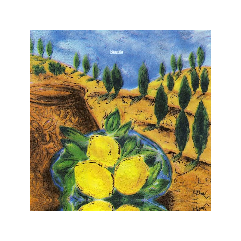 1serviette papier Citrons-32