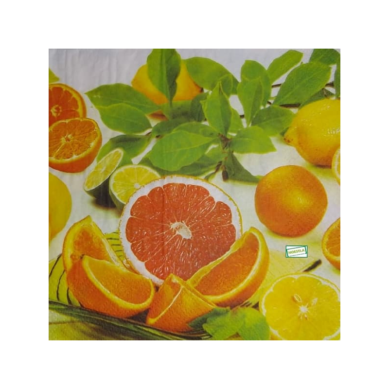 1serviette papier Oranges-36