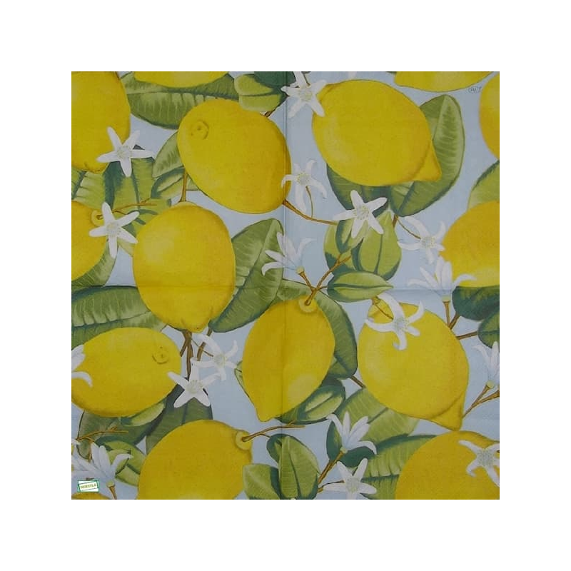 1serviette papier Citrons-39