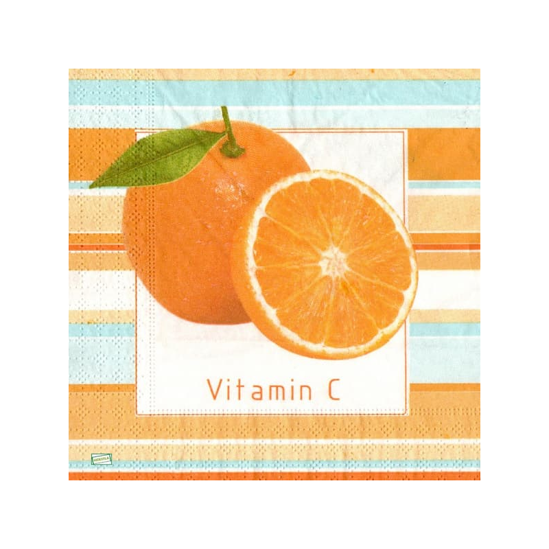1serviette papier Oranges-48