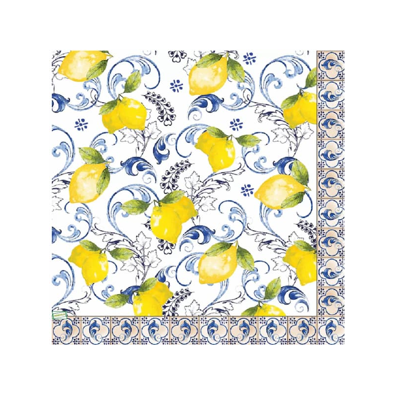 1serviette papier Citrons-50