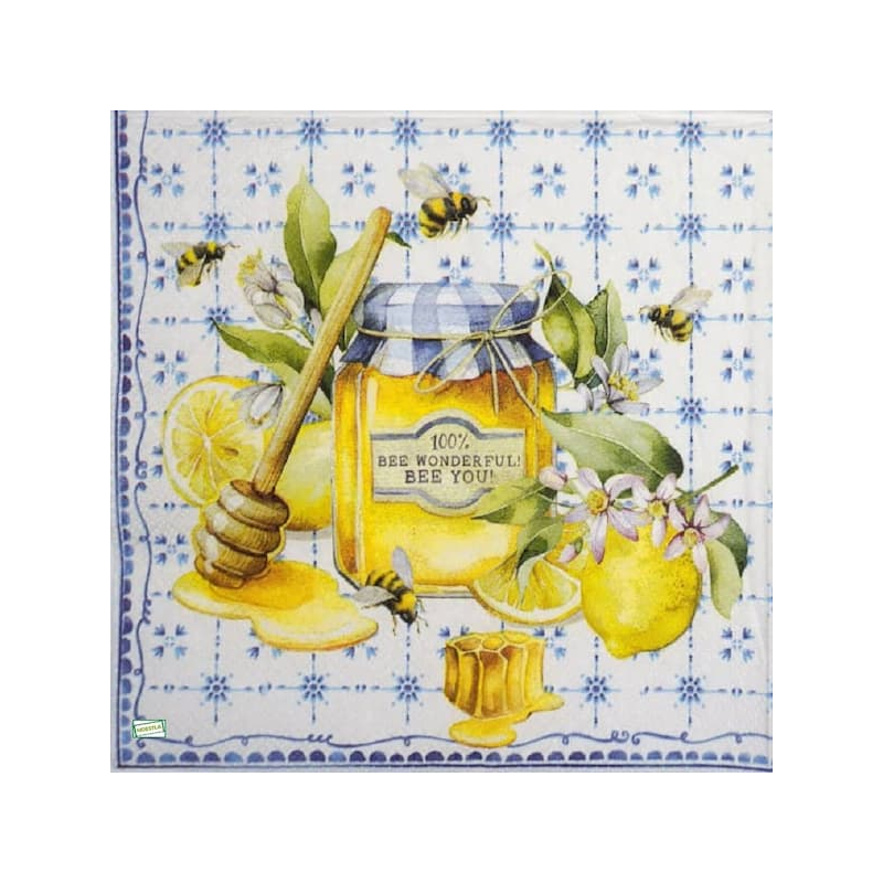 1serviette papier Citrons-57