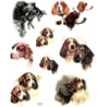 1 papier de riz Chiens -R229