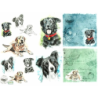 1 papier de riz Chiens -R1563
