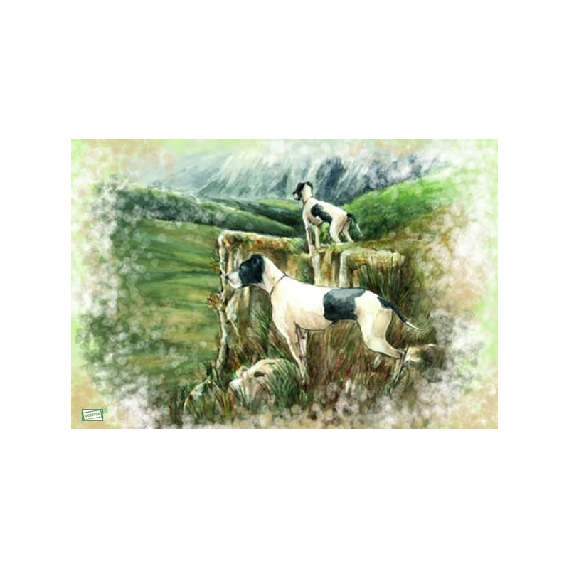 2 papiers de riz Chiens-ZAN5G