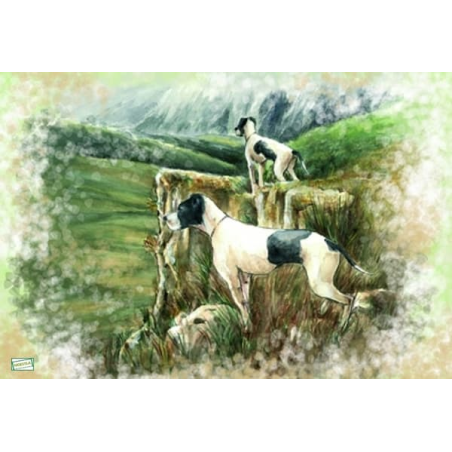 2 papiers de riz Chiens-ZAN5G