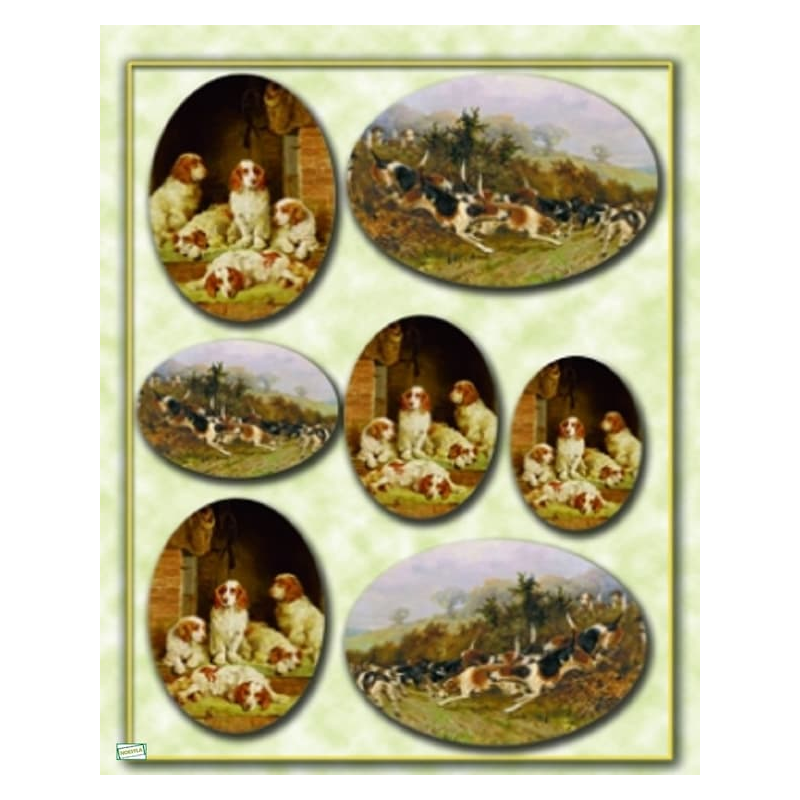 1papier riz Chiens -ZAN89G