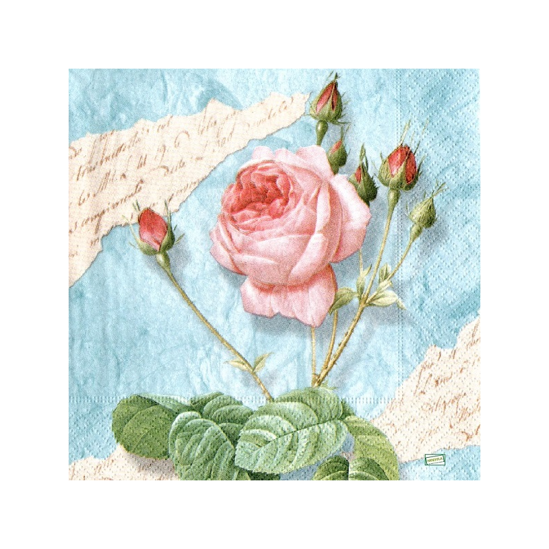 1serviette papier Les Roses-81