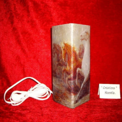 2papiers riz Chevaux-ZAN151G